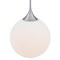 Westinghouse Pendant LED Dimmable 12W Moretti Glassobe, Brushed Nickel Frosted Opal Glass 6119500 - alternate 4